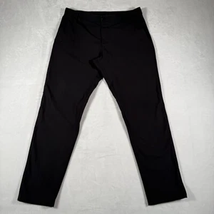 Lululemon Commission Herrenhose Größe 34 schmale spitz zulaufende Passform Druckknopf-/Reißverschlusstaschen gebraucht, in einwandfreiem Zustand - Bild 1 von 11