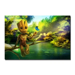 81829 Baby Groot Guardians Of The Galaxy Band 2 Wanddruck Poster USA - Bild 1 von 7