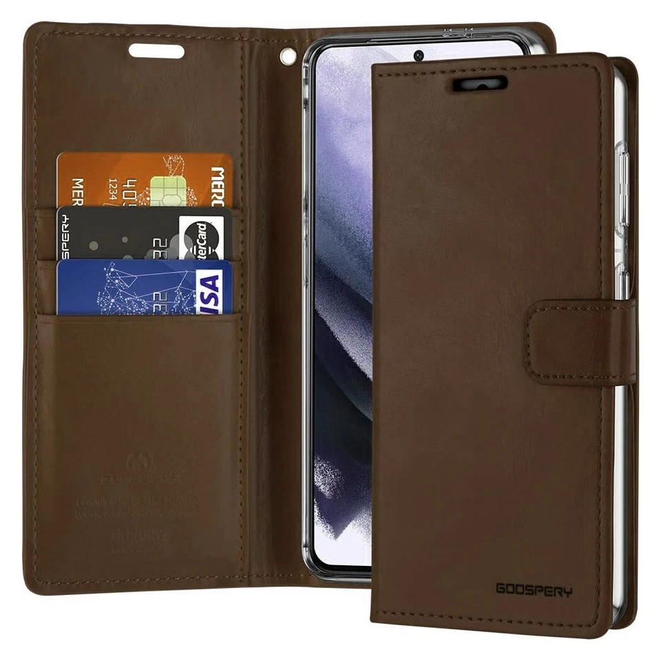 Funda tipo billetera abatible Goospery Blue Moon Diary para Galaxy A16 A55 A35 A25 A15 A14 A53 Foto 1 de 1