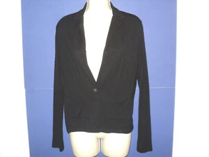 CAbi Jacket Size X Small Black, No Lining, Long Sleeves, Single Button Closure - Picture 1 of 3