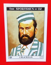 Acheron Mint "SPORTSMEN OF OZ"  Cricket Card:  JACK BLACKHAM