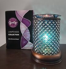 Scentsy Lampshade Collection Blue Diamond Shade 1112-23132 - Retired