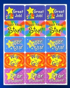 Hoja de pegatinas Eureka Encouraging Stars - Imagen 1 de 1