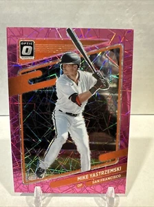 2021 Donruss Optic Baseball Pink Velocity Prizm /249 #103 Mike Yastrzemski - Picture 1 of 2