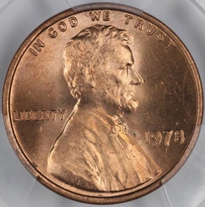 1978 PCGS MS65+RD Lincoln Cent 47379881 - Picture 1 of 3