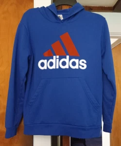 Boy's Royal Blue Sz. L (14/16) ADIDAS Hoodie in Good Preowned Condition! - Picture 1 of 8