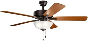 Kichler Basics Pro Select 52" LED Indoor Ceiling Fan 330017SNB - Picture 1 of 1
