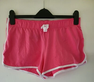 Womens Teens Short Pink And White Shorts Size 12 - Image 1 of 4