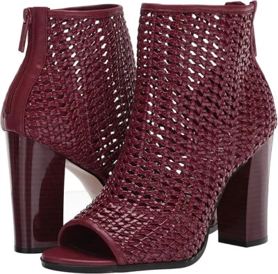 NEW $199 SIZE 9 M WOMEN'S BURGUNDY Calvin Klein Women's Celise Ankle Bootie - Image 1 of 4