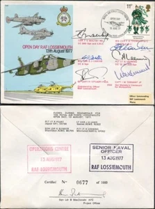 C49c Open Day RAF Lossiemouth Signed by Six - Picture 1 of 1