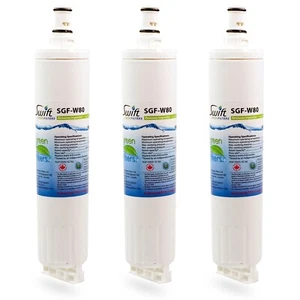SGF-W80 Compatible Refrigerator Water Filter for 4396508, EDR5RXD1 (3 Pack) - Picture 1 of 9