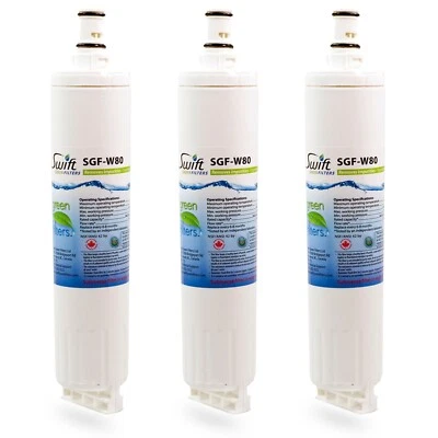 SGF-W80 Compatible Refrigerator Water Filter for 4396508, EDR5RXD1 (3 Pack) - Image 1 of 4