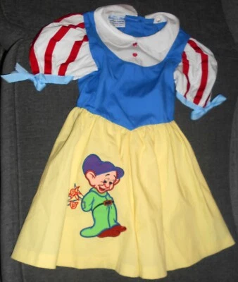 Snow White Disney Character Fashions - Girls sz 6 Dress - Image 1 of 4