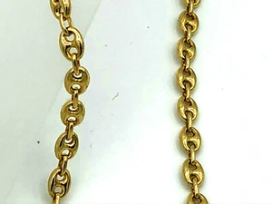 CADENA ORO AMARILLO en 333/-/8 crt.  Anclaje de barco/cadena de panecillos 50 cm, 11,5 gr. - Imagen 1 de 3