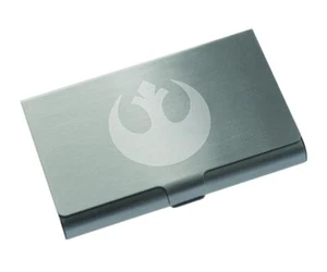 Star Wars Rebel Alliance Stainless Steel Business Men Credit Card Holder Wallet - Picture 1 of 7