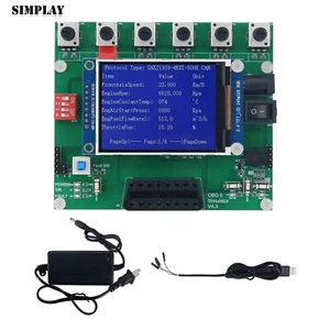 J1939 Simulador OBD II Simulador OBD2 ECU Simulador con Pantalla TFT de 2,4" - Imagen 1 de 7