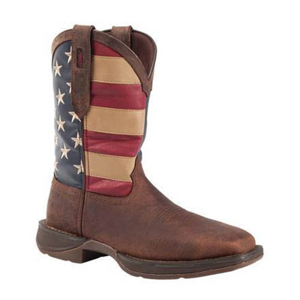 Rebel by Durango Steel Toe Flag Western Boot Db020 Medium 8.5