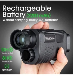Yuanzimoo Night Vision Monocular, 8X Zoom, 2000mAh Rechargeable Battery - Picture 1 of 6