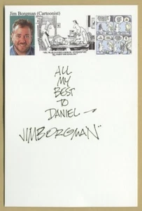 Jim Borgman - amerikanischer Cartoonist - Zits - signierte Karte - 2000er - Bild 1 von 1