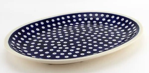 Polish Pottery Oval Large Platter 13 ½" L x 10 ½" W by Zaklady Boleslawiec - Picture 1 of 4