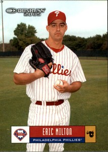 2005 Donruss Philadelphia Phillies Baseball Card #294 Eric Milton