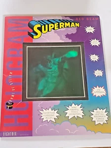 Extremadamente Raro SUPERMAN RED BEAM HOLOGRAMA 1994 DC Comics/Lightrix, Inc CB#172 - Imagen 1 de 4