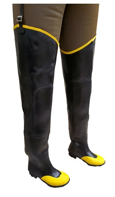 Herco Heavy Duty Steel Toe Rubber Hip Waders - Image 1 of 3