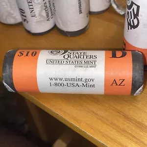 2008 D Arizona US MINT wrapped Denver Mint Statehood Quarter Roll - Picture 1 of 4