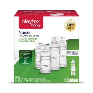 Baby Nurser Bottle with Drop-Ins Disposable Liners, Closer to Breastfeeding - Picture 1 of 11