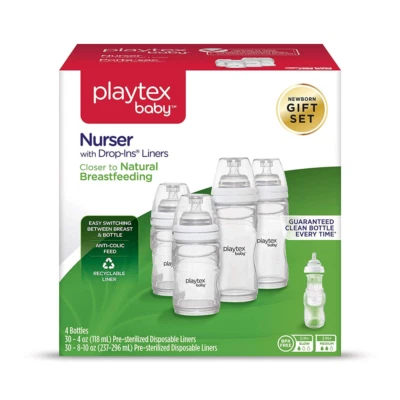 Baby Nurser Bottle with Drop-Ins Disposable Liners, Closer to Breastfeeding - Image 1 of 4