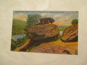 West Virginia Postkarte Jeffersons Rock Harpers Ferry WV - Bild 1 von 2