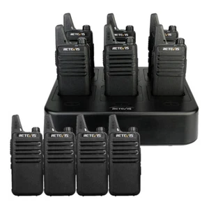 10*Retevis RT22 UHF Walkie Talkies 16CH 1000mAh Two Way Radio+Six Way Charger - Zdjęcie 1 z 10