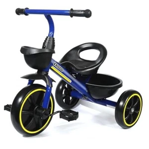 Kids Tricycles Age 24 Month to 4 Years, Toddler Kids Trike for 2.5 to 5 Blue - Picture 1 of 7