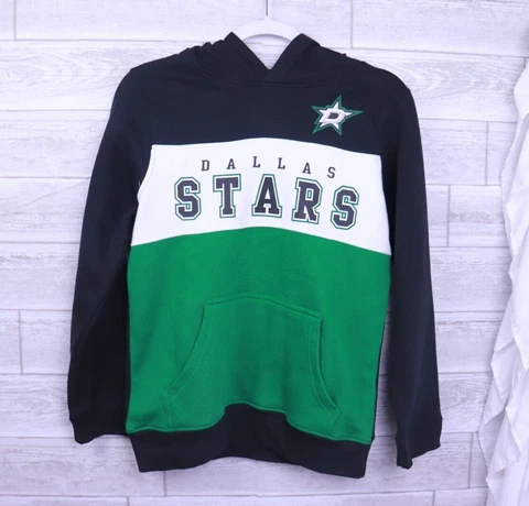 Official Licensed NHL Dallas Stars Sweatshirt Pullover Hoodie Unisex Sz LG 12-14 Cover