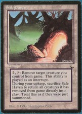 Safe Haven The Dark HEAVILY PLD Land Rare MAGIC MTG CARD (ID# 243738) ABUGames