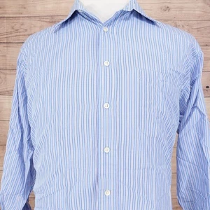 Daniel Cremieux Shirt Mens 16.5 34 Stripe Button Up Classic Dress Shirt - D3 - Picture 1 of 8