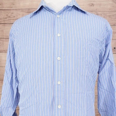 Daniel Cremieux Shirt Mens 16.5 34 Stripe Button Up Classic Dress Shirt - D3 - Image 1 of 4