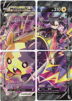 Morpeko V-Union (-290) (Set of 4) SWSH290 SWSH: Sword & Shield Promo Cards Holo - Image 1 of 2