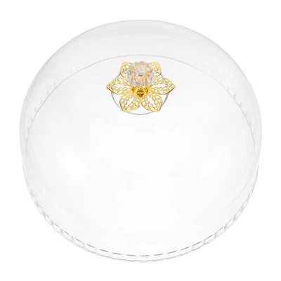  Cubierta redonda con soporte para pasteles - Tapa de cúpula de exhibición transparente de 11 pulgadas - Queso redondo Foto 1 de 4