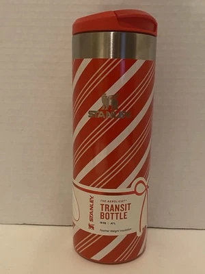 Stanley 16 OZ Aero Light Transit Bottle, Candy Cane. Christmas Favorite (New) - Image 1 of 4
