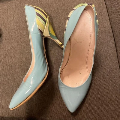 Emilio Pucci High Heels Gorgeous Shoes Pumps ~ EUR 36.5/ US 6~ Iconic Print - Image 1 of 4