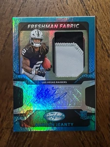 Ashton Jeanty 2025 Panini Certified RPA Rookie Auto Jersey Patch 074/199 Raiders - Bild 1 von 1