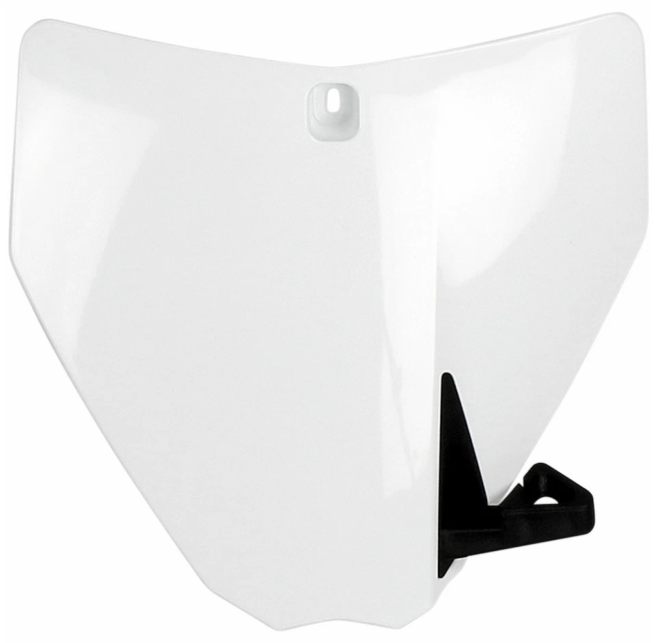 UFO White Plastic Front Number Plate (HU03355041) - Изображение 1 из 1