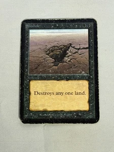 MTG Sinkhole Alpha Magic the Gathering - Picture 1 of 4