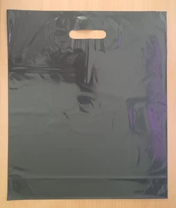 500 Plastiktüten, 38 x 45 cm, 53 my, schwarz, Tragetaschen, Plastikbeutel - Bild 1 von 1
