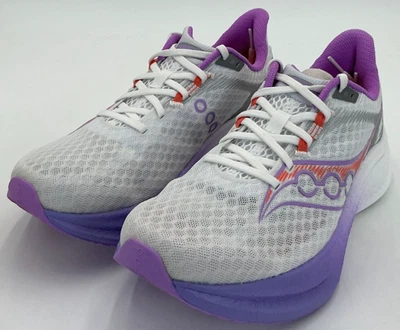 Zapatos para correr Saucony Endorphin Speed 5 para mujer talla 9,5 blancos/crocus Foto 1 de 4