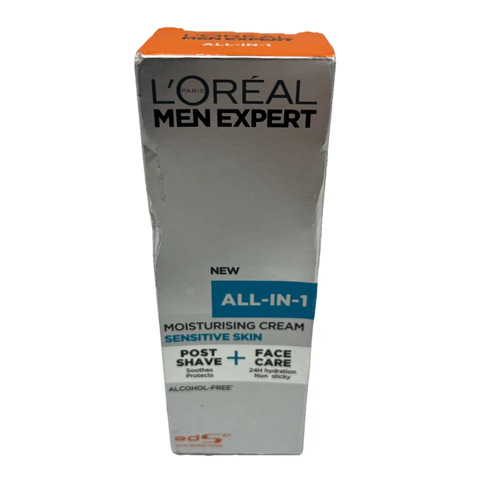 L'Oreal Men Expert All-in-1 Moisturizing Cream, Post Shave & Face Care 75ml-New - Image 1 of 4