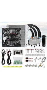 12V Automotive Air Conditioning System. Electric A/C Kit - Picture 1 of 4