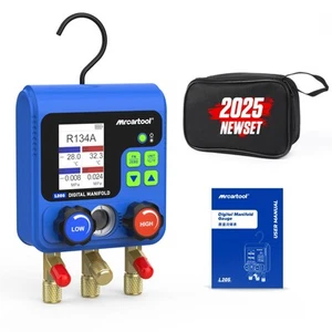 HVAC Gauges 92 Refrigerant Digital Manifold Gauge Set for R22/R134A/R410A Ref... - Picture 1 of 7