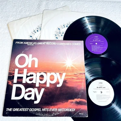 "Oh Happy Day" 1977 Gospel-Religious, 2-LP's, VG, on Suffolk Marketing - Image 1 of 2